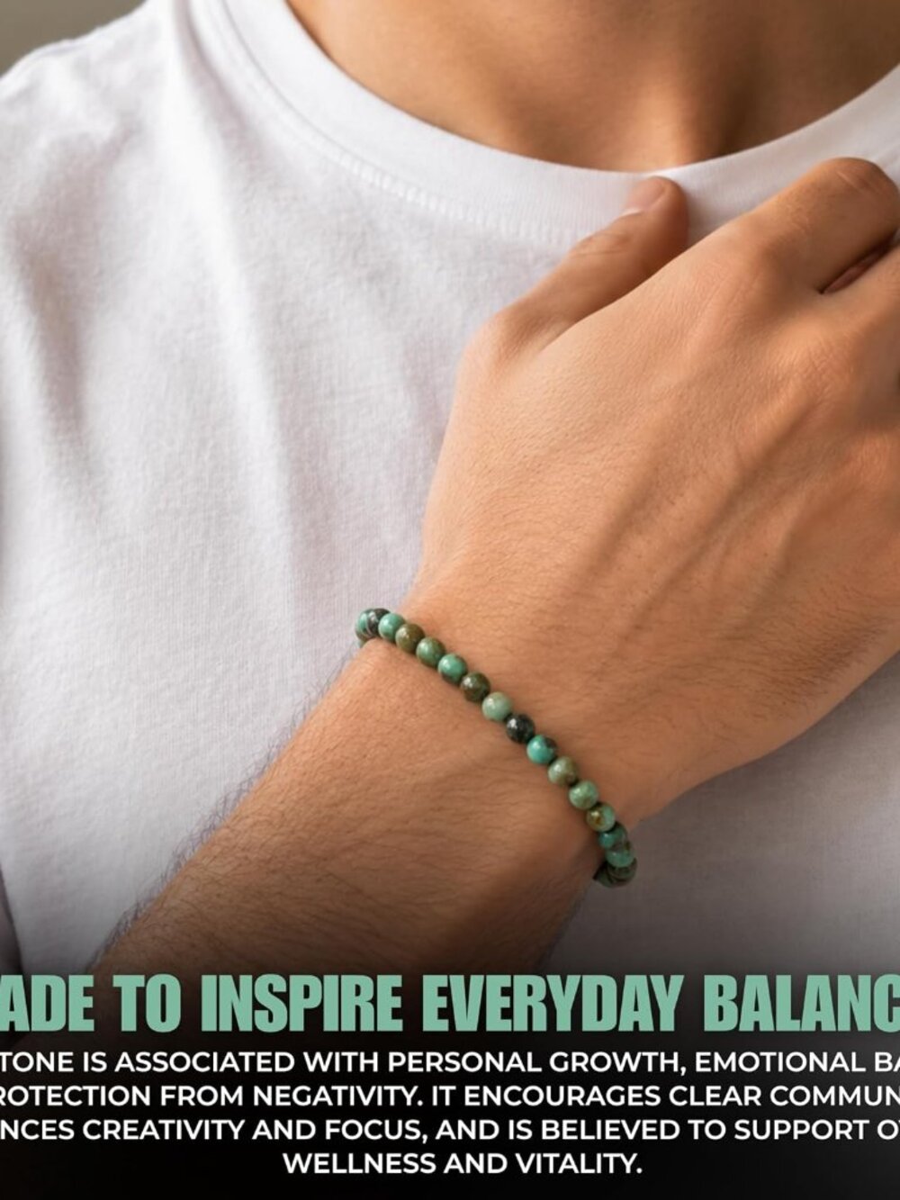 Gemstone Beaded Bracelets For Women and Men – Promotes Protection, Courage, Focu - Picture 5 of 7